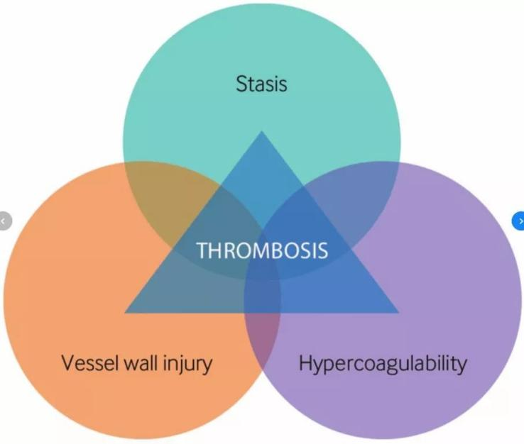 血栓形成，三个要素细分说