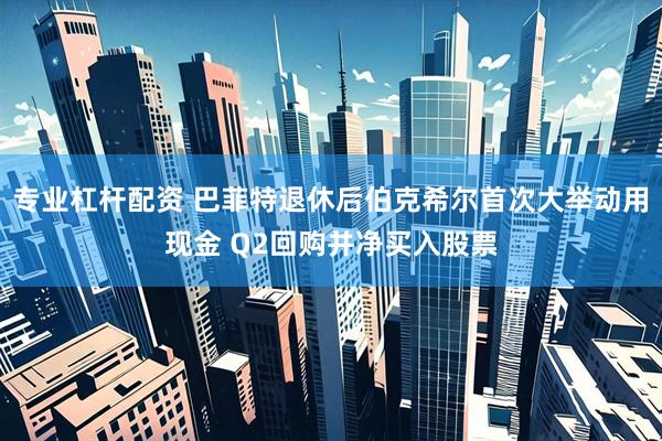 专业杠杆配资 巴菲特退休后伯克希尔首次大举动用现金 Q2回购并净买入股票